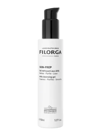 FILORGA SKIN PREP AHA CLEANSING GEL rūgštinis veido prausiklis mišriai, riebiai odai