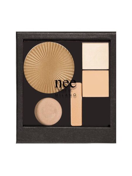 Nee Make Up Milano Spindėjimo suteikiančių priemonių paletė