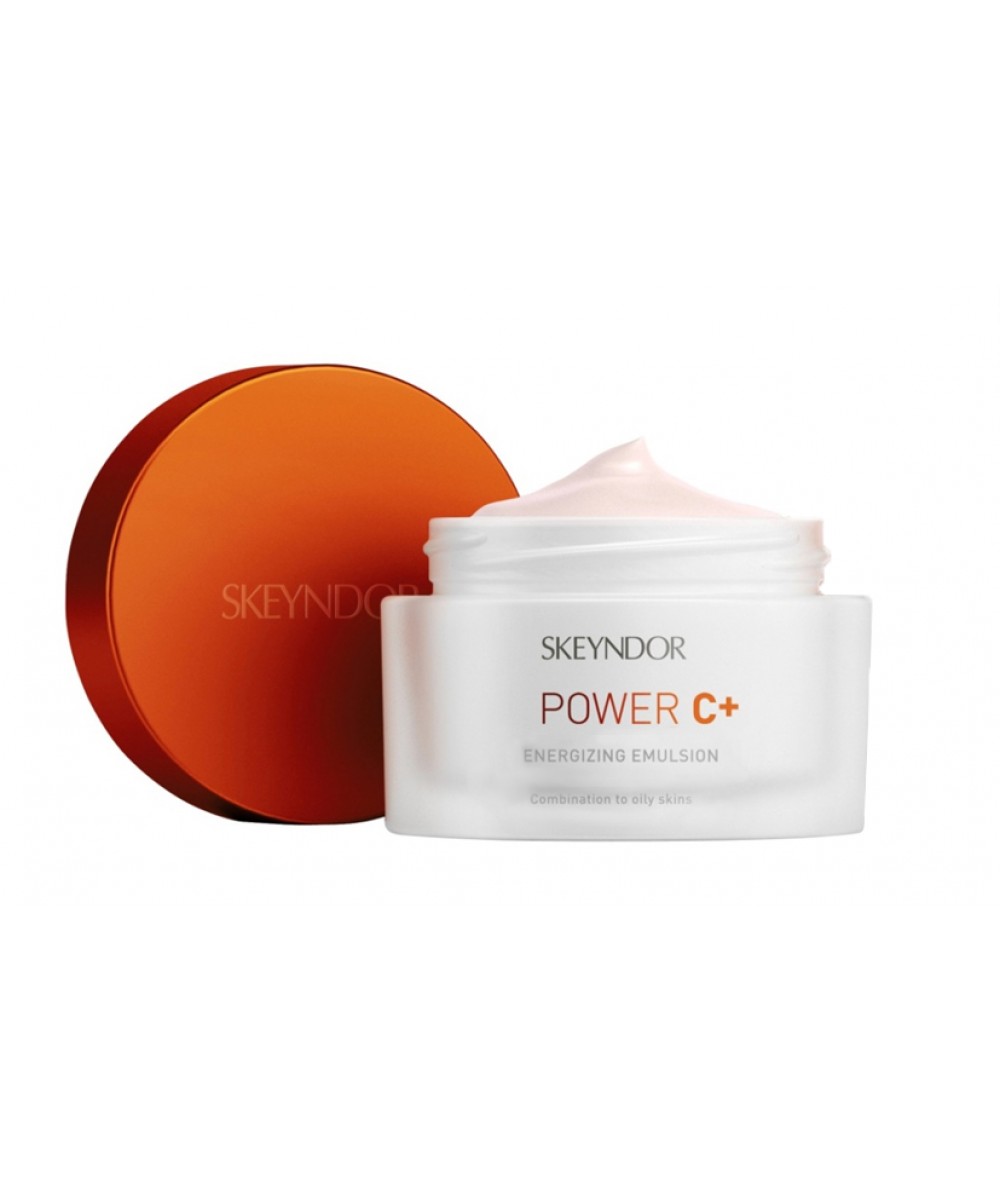 Power C+ energizuojamoji emulsija riebiaikombinuotai veido odai