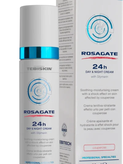 ROSAGATE® 24h DAY & NIGHT CREAM Raminamasis ir drėkinamasis kremas nuo kuperozės kenčiančiai odai
