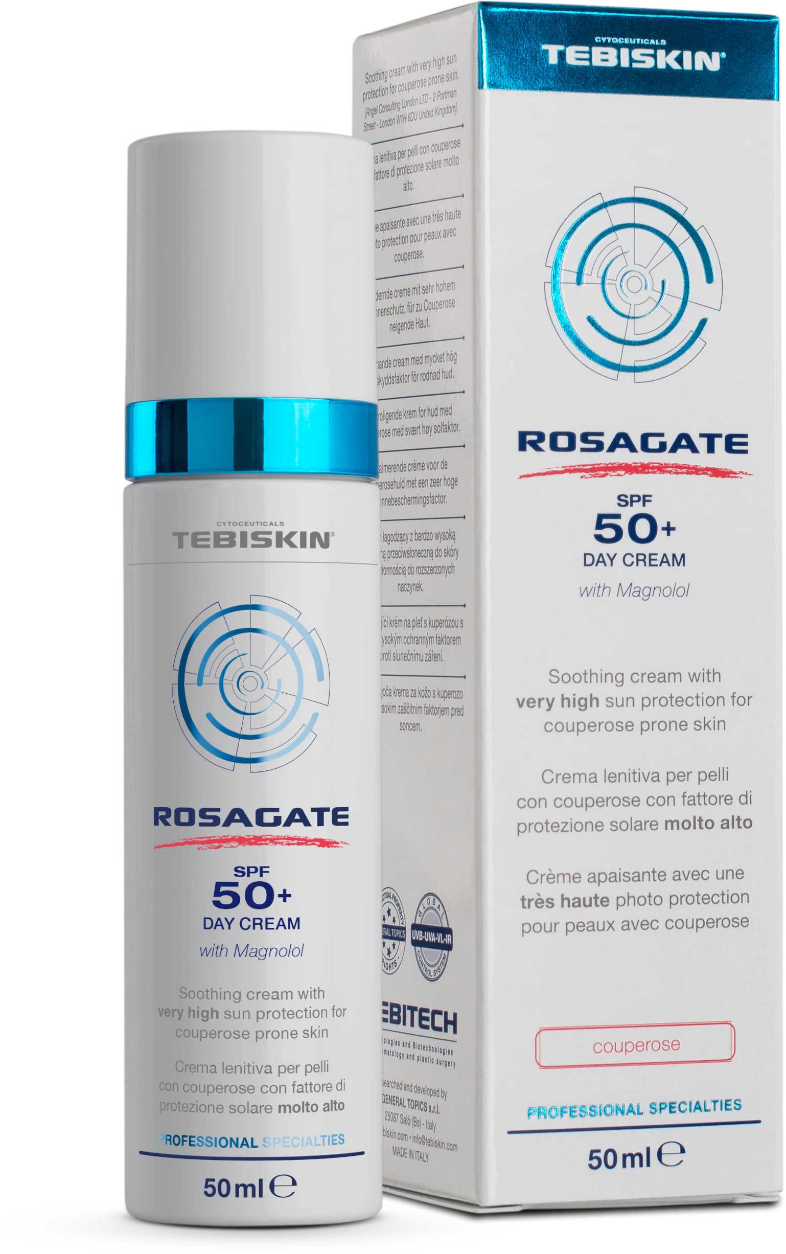 ROSAGATE® SPF 50+ Day Cream kremas