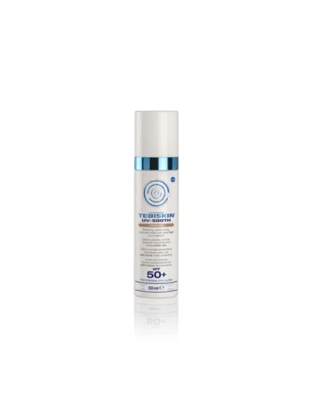 TEBISKIN UV-SOOTH TEINTEE SPF 50+ tonuojantis kremas